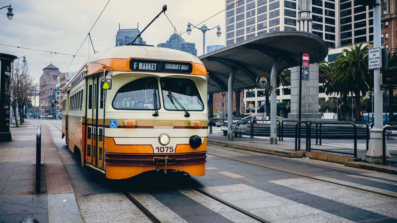 Wallpaper tram, city, transport