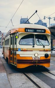 Preview wallpaper tram, city, transport