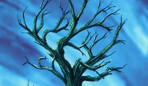 Preview wallpaper tree, branches, dry, trail, art