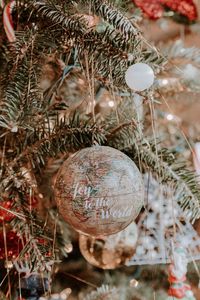 Preview wallpaper tree, decoration, ball, globe, new year