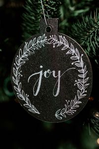 Preview wallpaper tree, decoration, inscription, new year, christmas