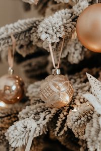 Preview wallpaper tree, decorations, balls, christmas, new year
