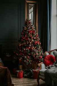 Preview wallpaper tree, decorations, gifts, christmas, new year
