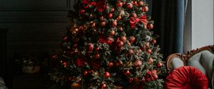 Preview wallpaper tree, decorations, gifts, christmas, new year