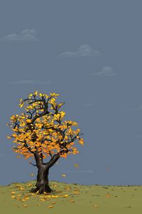 Preview wallpaper tree, drawing, fall