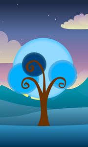 Preview wallpaper tree, vector, art