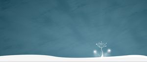 Preview wallpaper tree, winter, style, snow