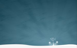 Preview wallpaper tree, winter, style, snow