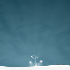 Preview wallpaper tree, winter, style, snow