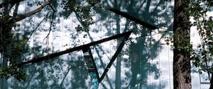 Preview wallpaper trees, branches, shadows, grass, nature