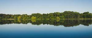 Preview wallpaper trees, reflection, lake, water, landscape