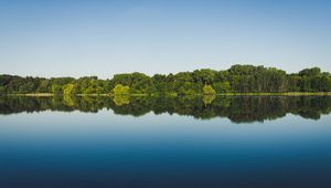 Preview wallpaper trees, reflection, lake, water, landscape