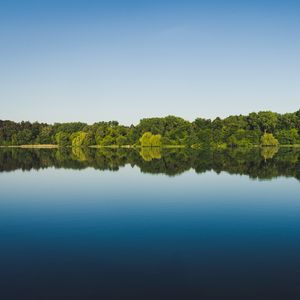 Preview wallpaper trees, reflection, lake, water, landscape