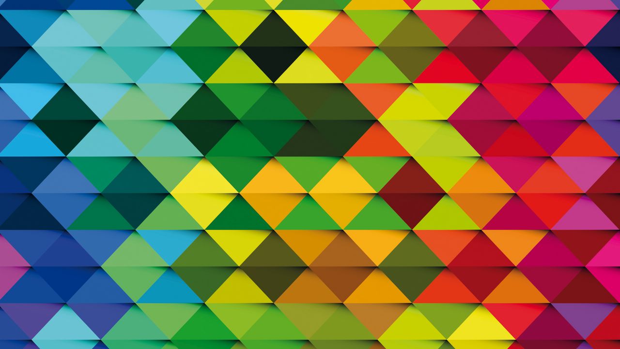Wallpaper triangle, background, colorful, texture