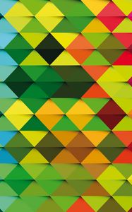 Preview wallpaper triangle, background, colorful, texture