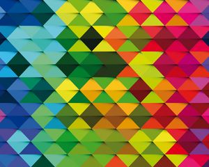 Preview wallpaper triangle, background, colorful, texture