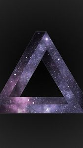Preview wallpaper triangle, dark, background, light, line, shape