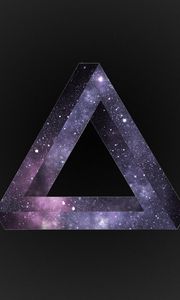 Preview wallpaper triangle, dark, background, light, line, shape