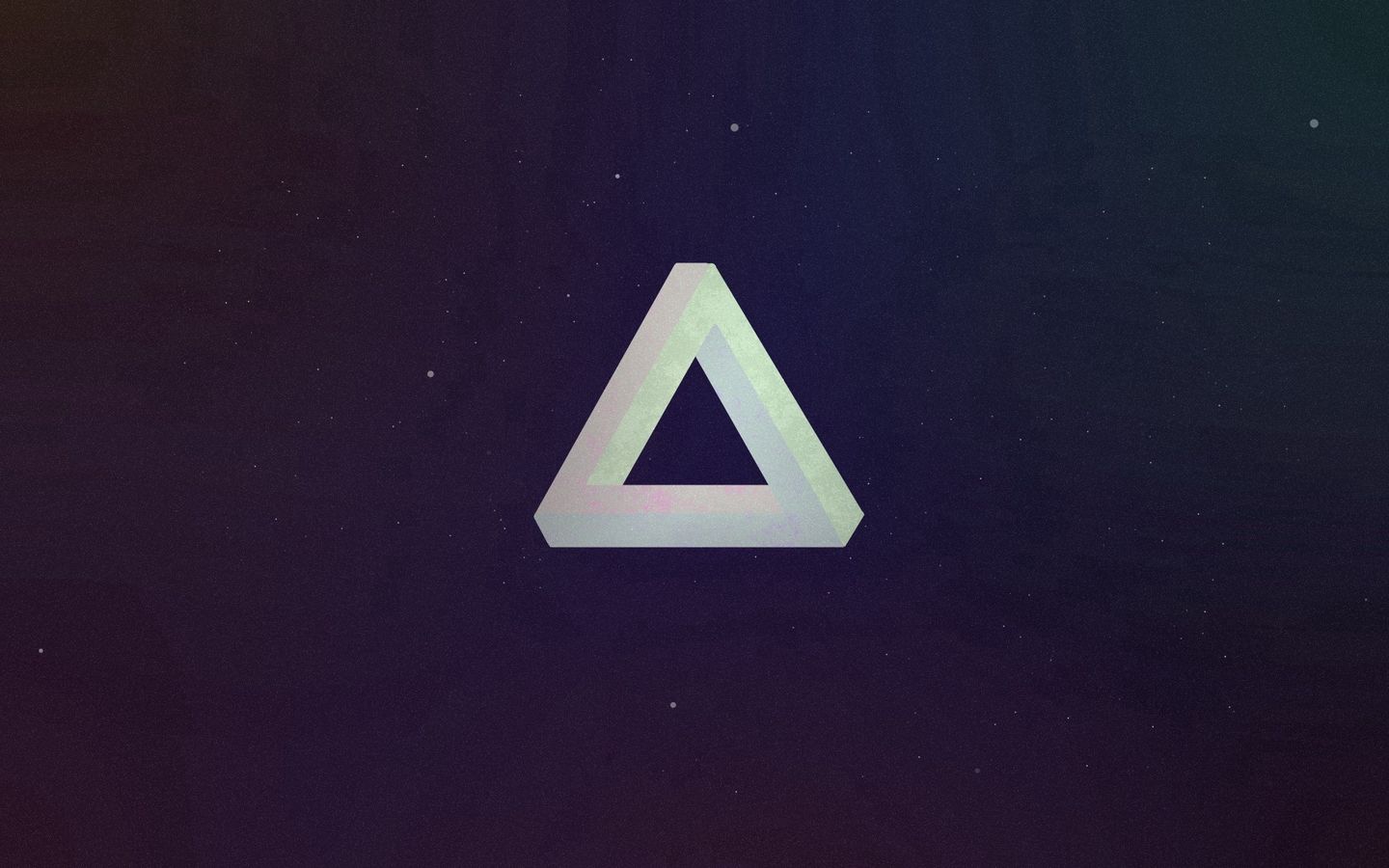 Download wallpaper 1440x900 triangle, form, light, dark widescreen 16: