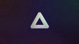 Preview wallpaper triangle, form, light, dark