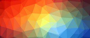 Preview wallpaper triangle, geometric, multicolored