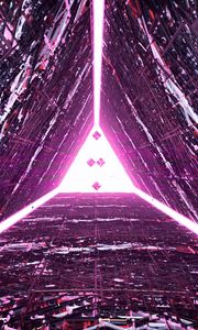 Preview wallpaper triangle, glow, 3d