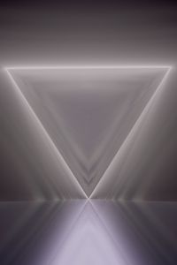 Preview wallpaper triangle, glow, rays, curve, abstraction