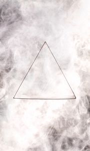 Preview wallpaper triangle, gray, drawing, smoke