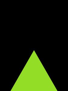 Preview wallpaper triangle, green, minimalism, geometry