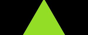 Preview wallpaper triangle, green, minimalism, geometry