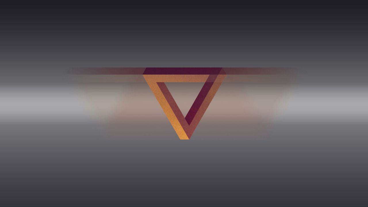 Wallpaper triangle, inverted, light, dark