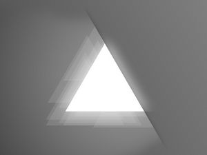 Preview wallpaper triangle, light, figure, background