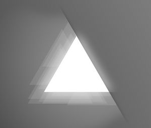 Preview wallpaper triangle, light, figure, background