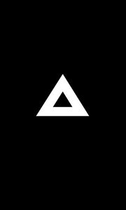 Preview wallpaper triangle, minimalism, black, white