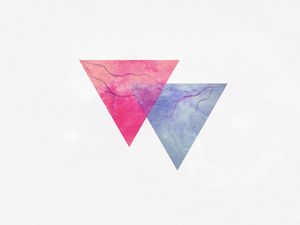 Preview wallpaper triangle, minimalism, lightning, veins