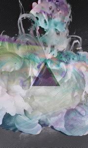 Preview wallpaper triangle, smoke, colored