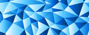 Preview wallpaper triangles, abstract, blue