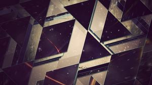 Preview wallpaper triangles, background, light