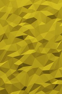 Preview wallpaper triangles, fragments, polygon, volume, yellow