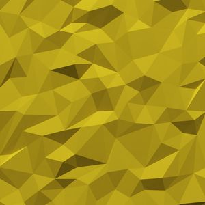 Preview wallpaper triangles, fragments, polygon, volume, yellow