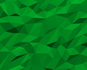 Preview wallpaper triangles, fragments, volume, shapes, green