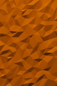 Preview wallpaper triangles, fragments, volume, figure, orange