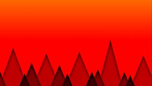 Preview wallpaper triangles, geometric, red, bright