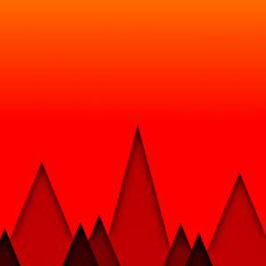 Preview wallpaper triangles, geometric, red, bright
