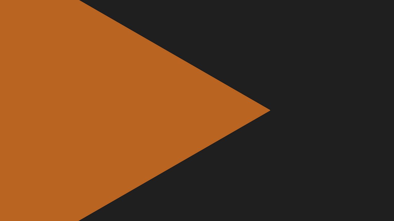 Wallpaper triangles, geometry, minimalism, shapes, orange, black