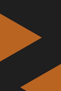 Preview wallpaper triangles, geometry, minimalism, shapes, orange, black
