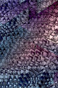 Preview wallpaper triangles, mosaic, shapes, abstraction, lilac