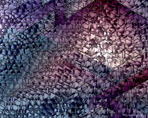 Preview wallpaper triangles, mosaic, shapes, abstraction, lilac