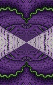 Preview wallpaper triangles, pattern, shapes, abstract, purple