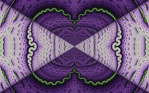 Preview wallpaper triangles, pattern, shapes, abstract, purple